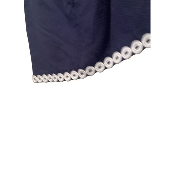 Lilly Pulitzer Skort Womens Navy Blue Lenore Lace Trim Mini Skirt Shorts - Picture 4 of 6